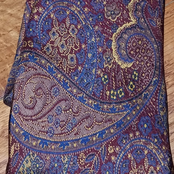 Men's 100% Silk Tie Oscar de la Renta 57" 💞 - Picture 3 of 7